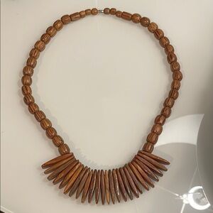 ❗️3/$10❗️🏝️ Island Vibe Wood Bead Necklace